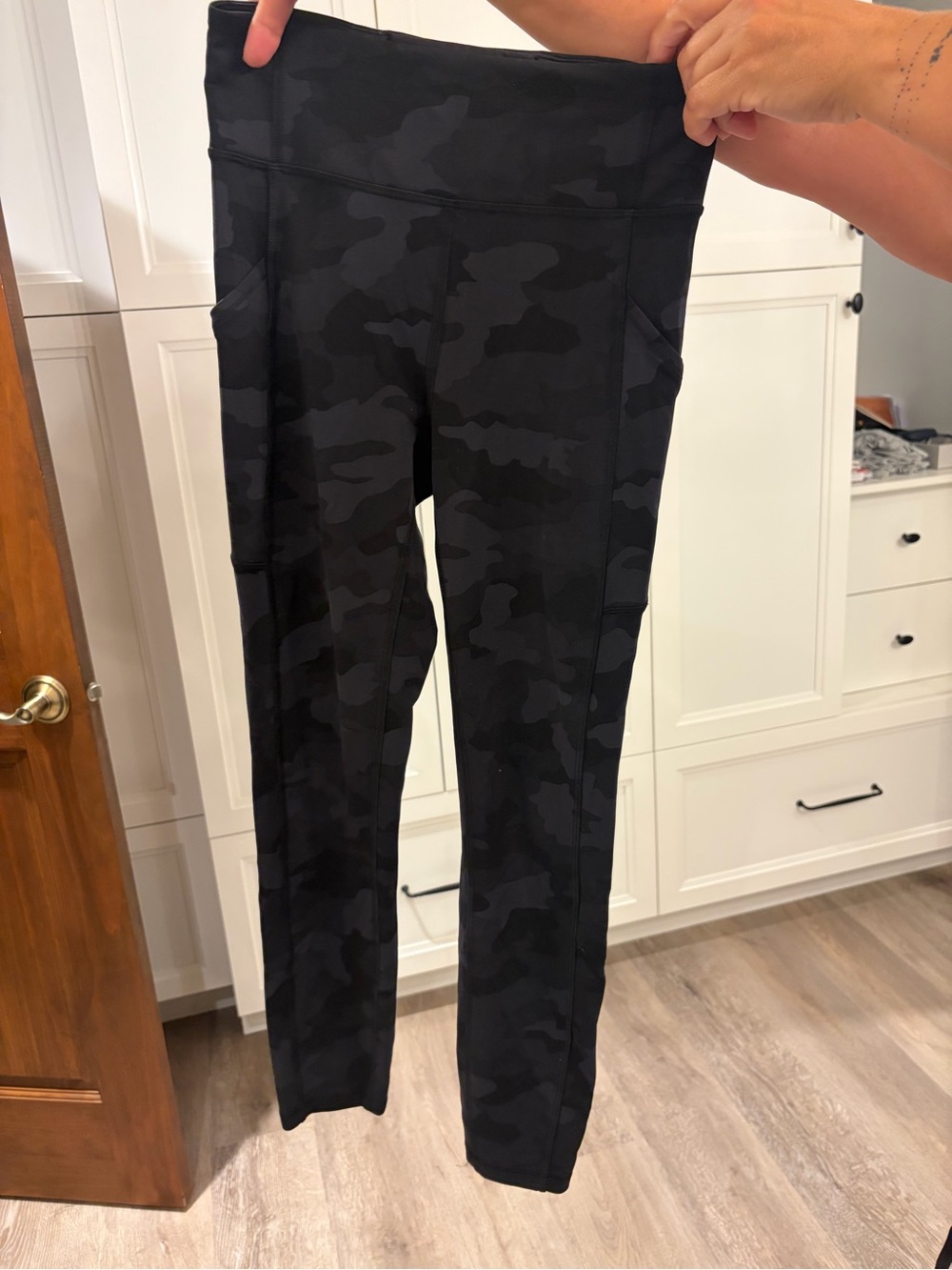 lululemon athletica Black Camo High-Rise Leggings